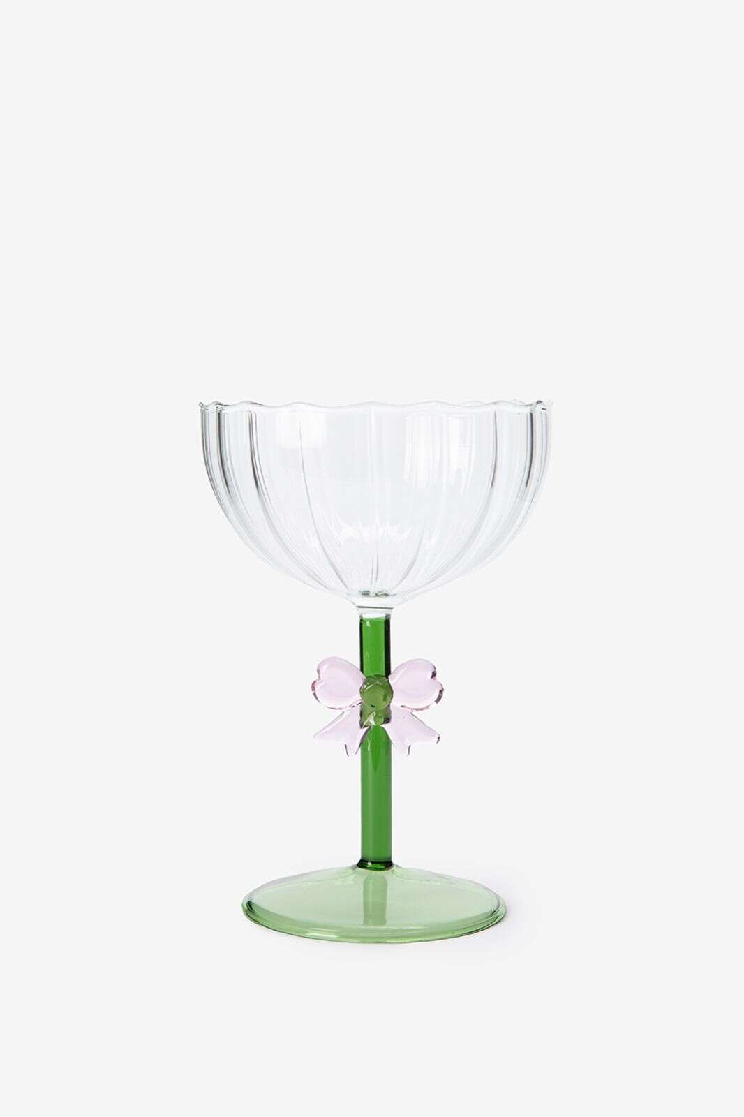 Champagneglazen met roze strikje