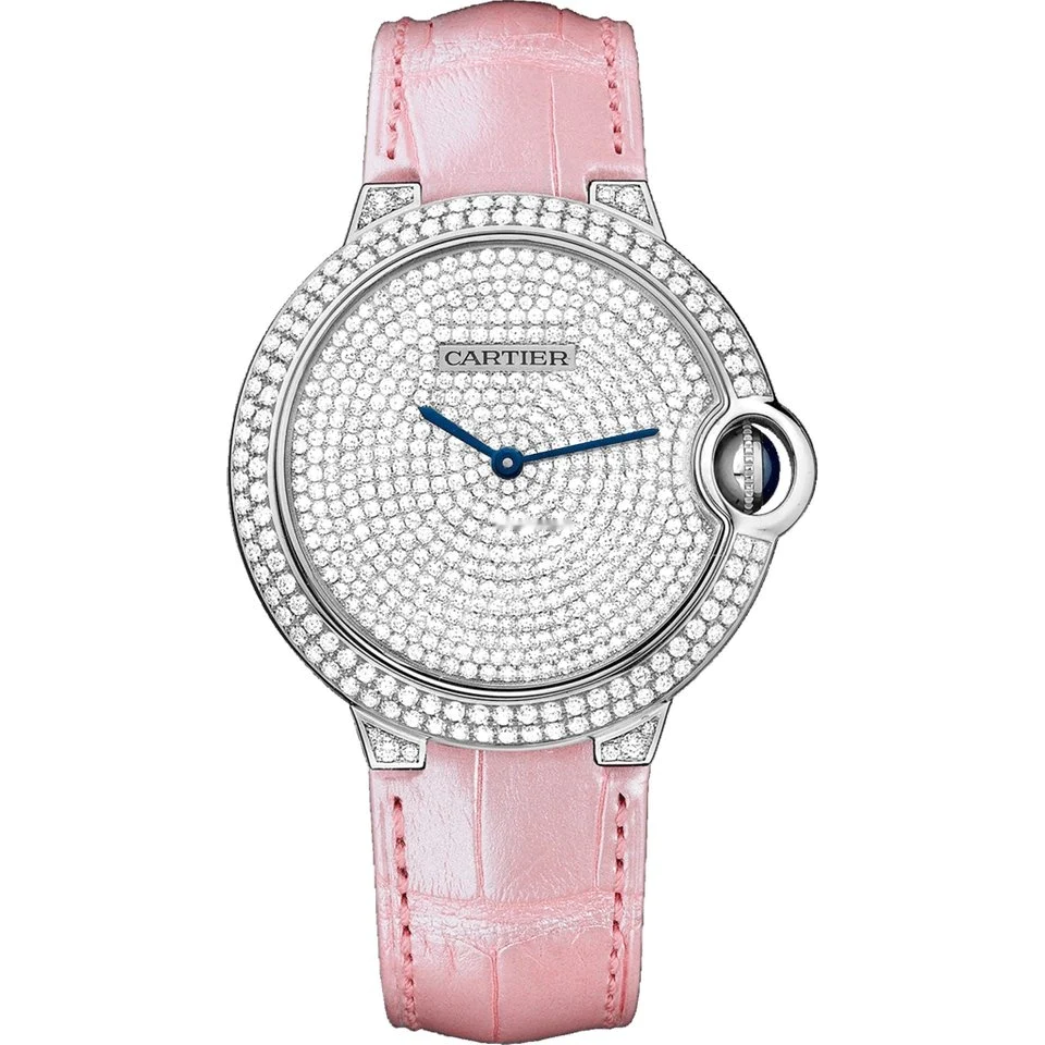 [Super Clone]BALLON BLEU Diamond Watch 33mm