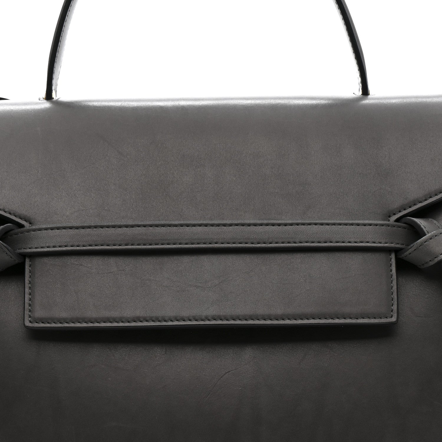 Smooth Calfskin Mini Belt Bag Grey