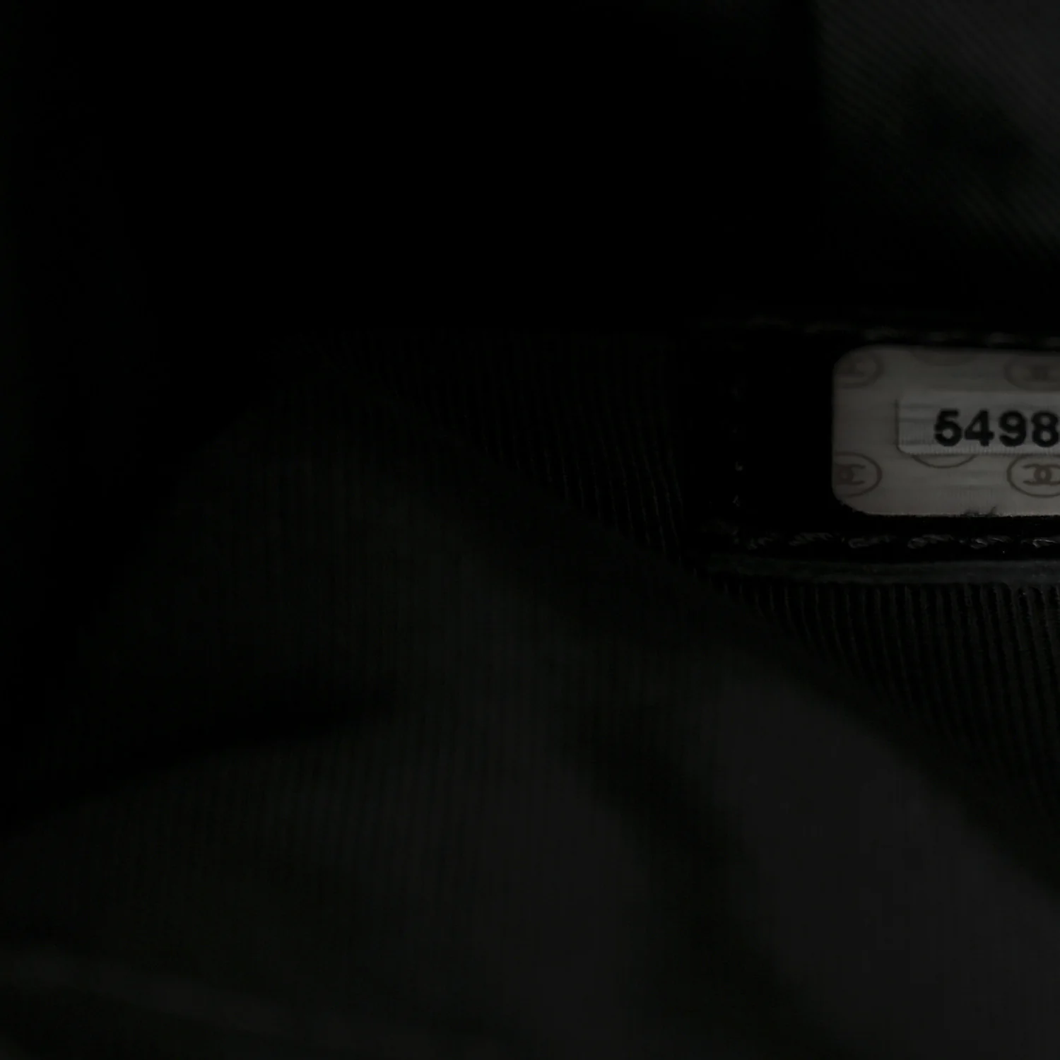 Lambskin CC Shoulder Bag Black