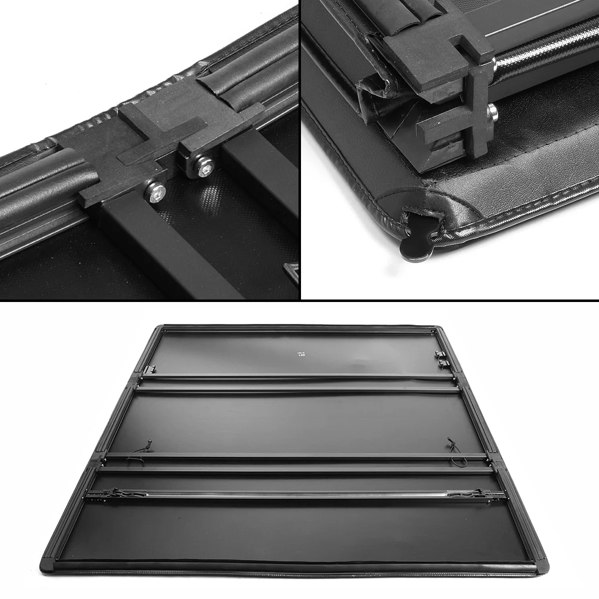 Soft Tri Fold Truck Bed Tonneau Cover Fits 04-13 Silverado/Sierra 1500 5.75Ft Bed - Image 8
