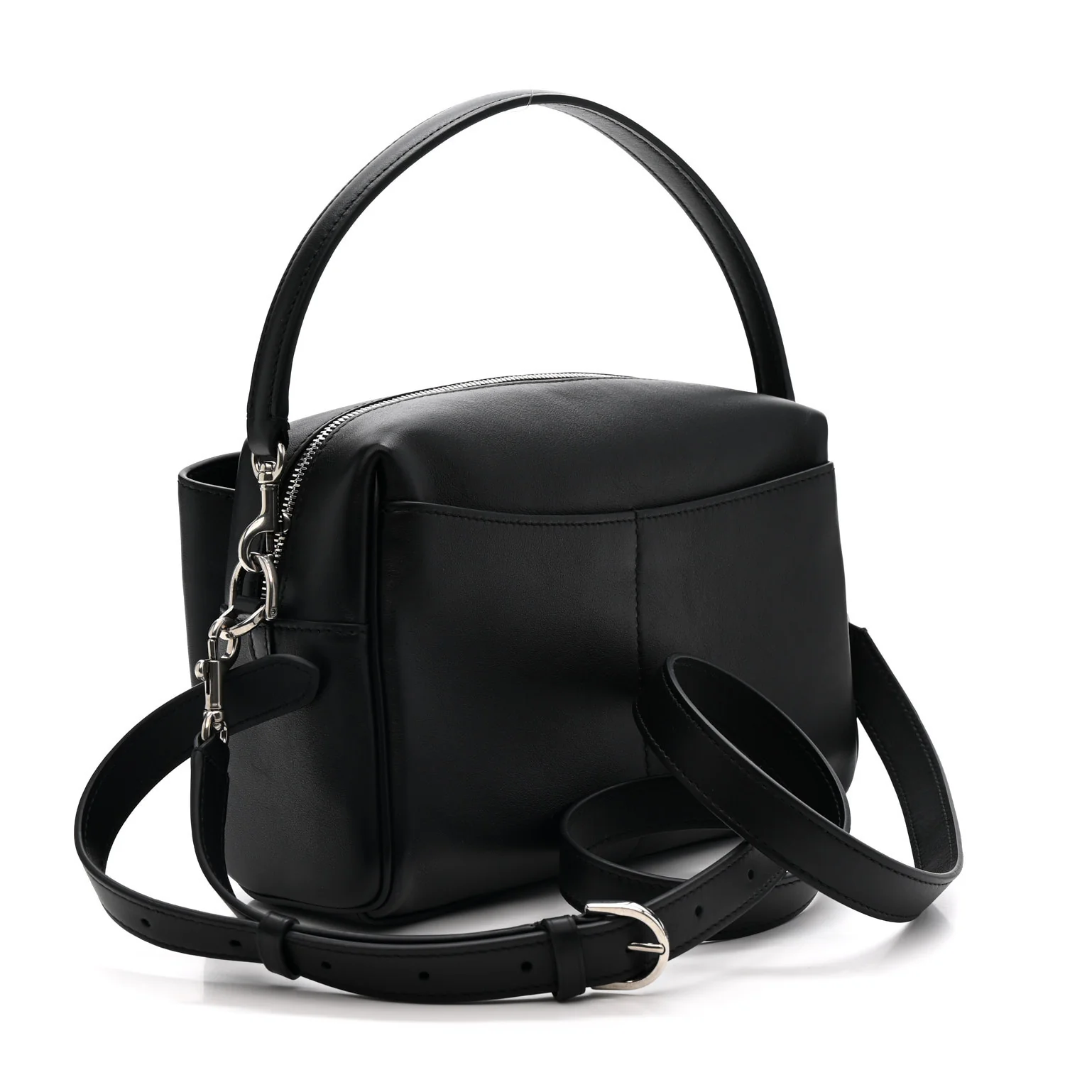 Smooth Calfskin Rodeo Camera Bag Black