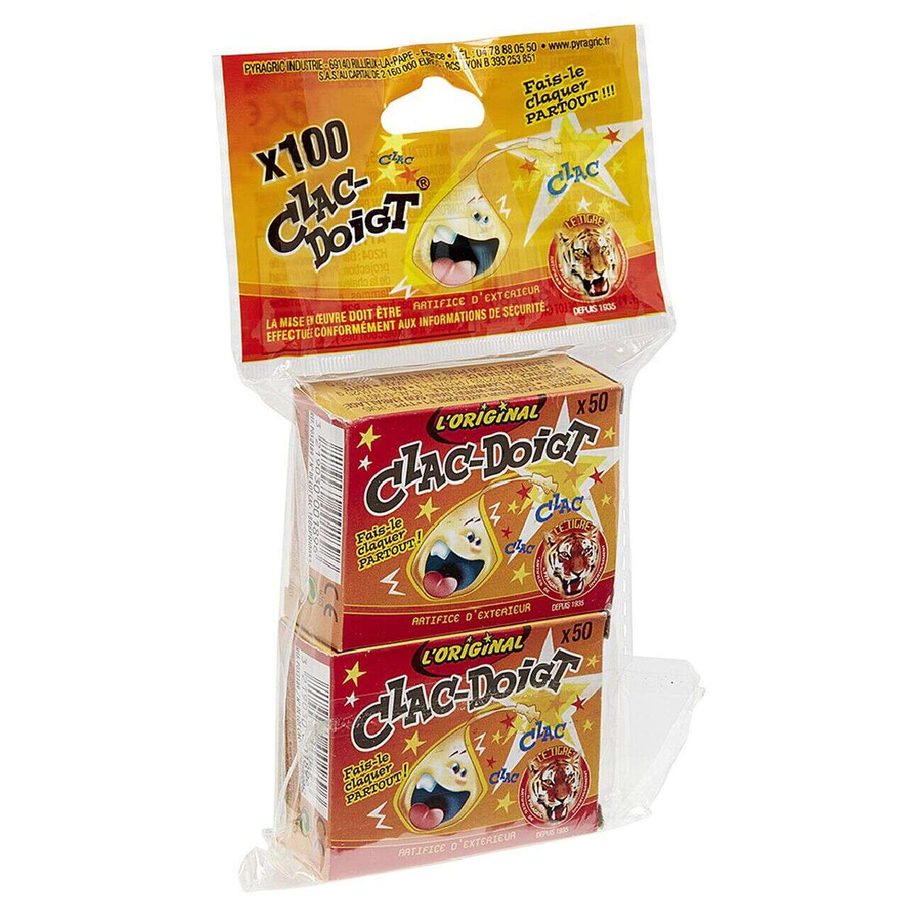 Clac doigt 2x50