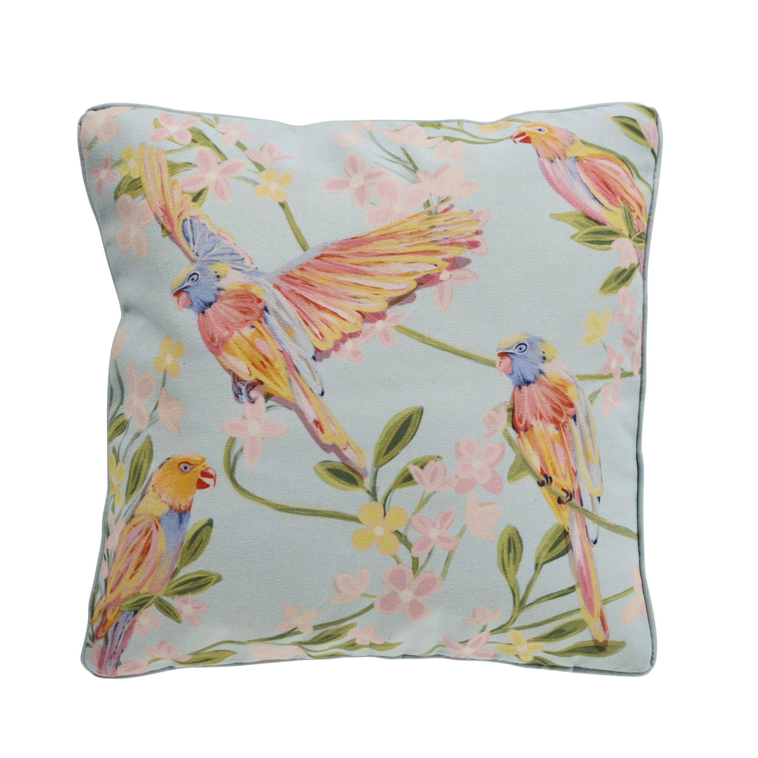 Aruba Lovely Lorikeets Outdoor Cushion 45x45cm
