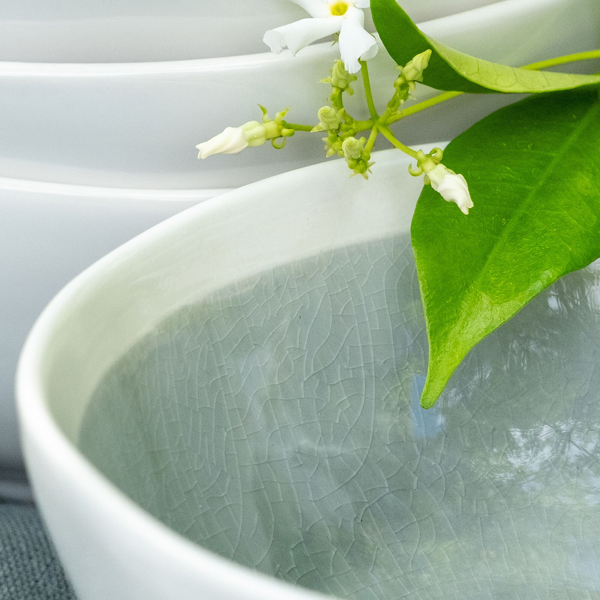 LAGON - Coupelle en grès D17cm - bleu autan