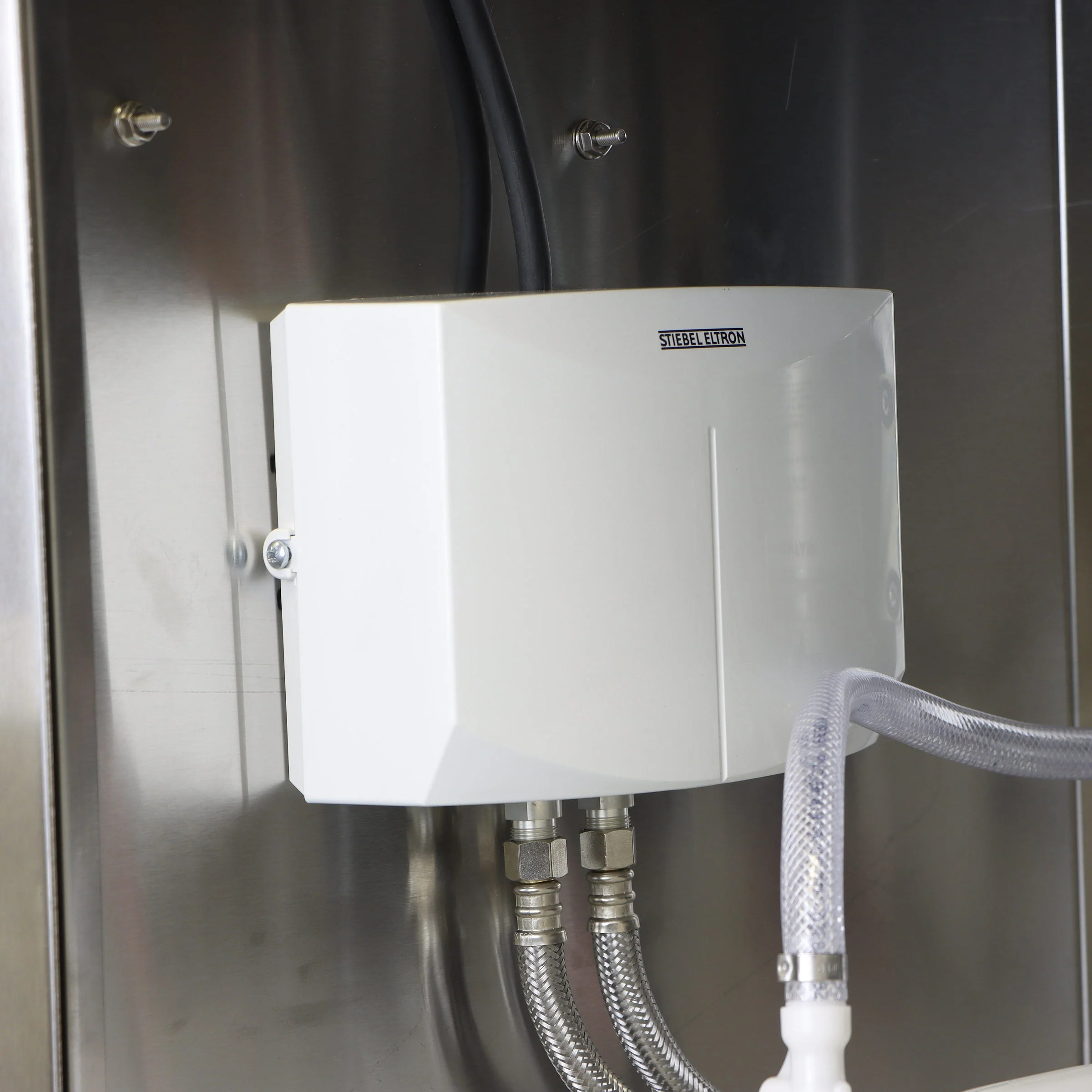 Electric Portable Sink, with Hot Water Heater and Pump Movable Steel Hand Washing Sink - Image 9