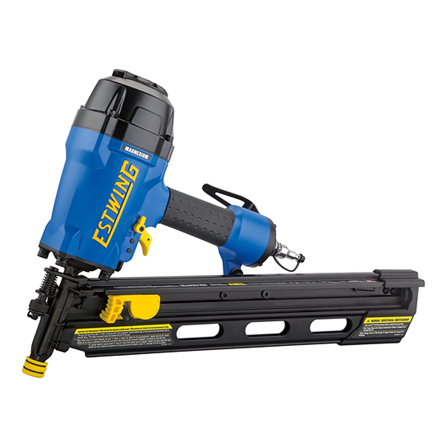 Estwing EFR2190 Pneumatic 21 Degree 3-1/2 Framing Nailer with Adjustable Metal Belt Hook, 1/4 NPT Industrial Swivel Fitting, and Bag