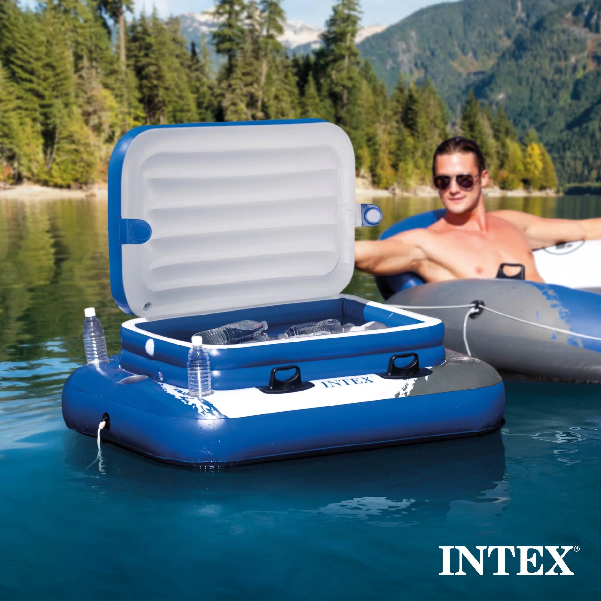 32ft x 16ft x 52in Ultra XTR Above Ground Pool, Floats (2 Pack), Inflatable Cooler - Image 7