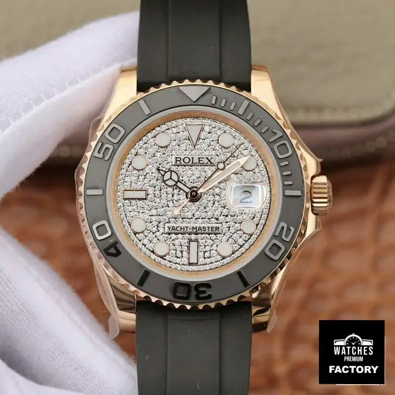 Rolex Yacht Master 116655 40mm Diamond Dial