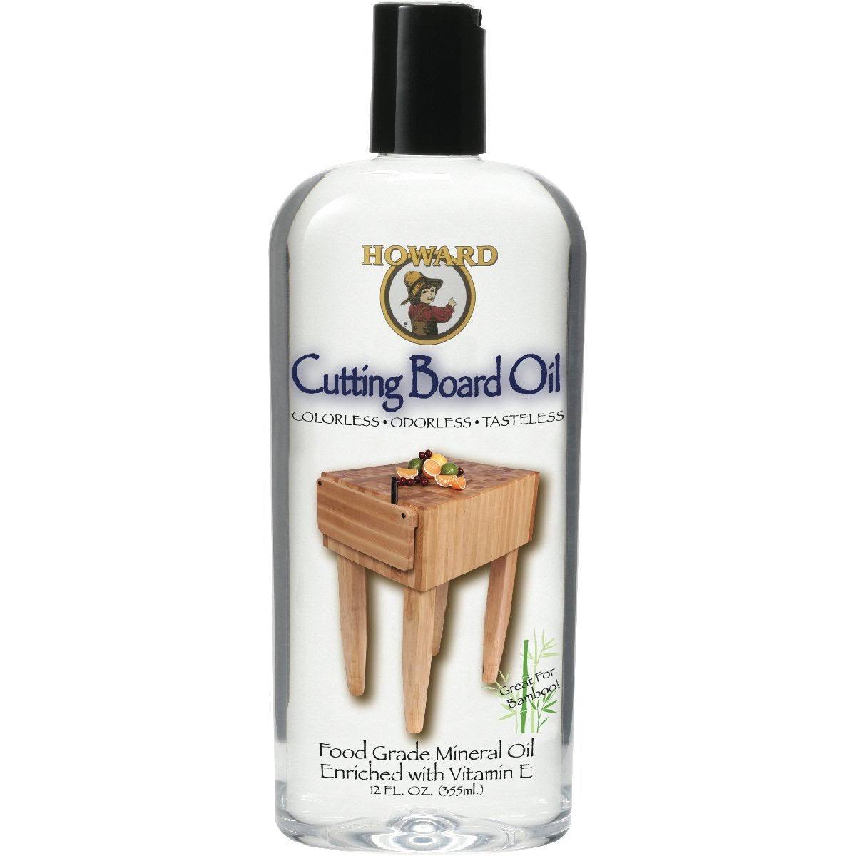 Howard Products Bbb012 Cutting Board Oil, 12 oz, Clear