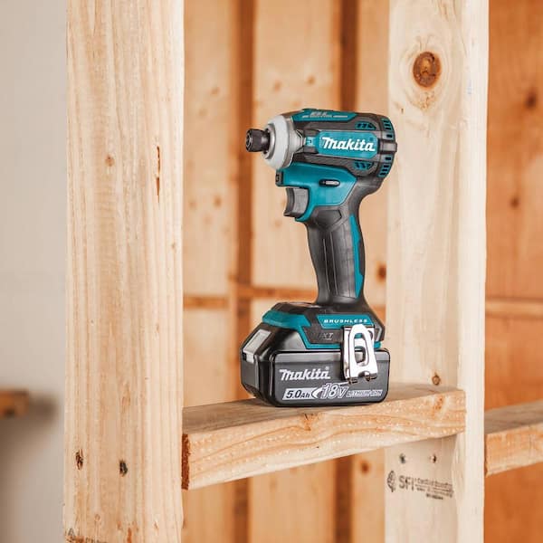 18V LXT Lithium ion Brushless 2 pc Combo Kit 5 0Ah with bonus 18V LXT Brushless 4 1/2 / 5 in X LOCK Angle Grinder Image 4