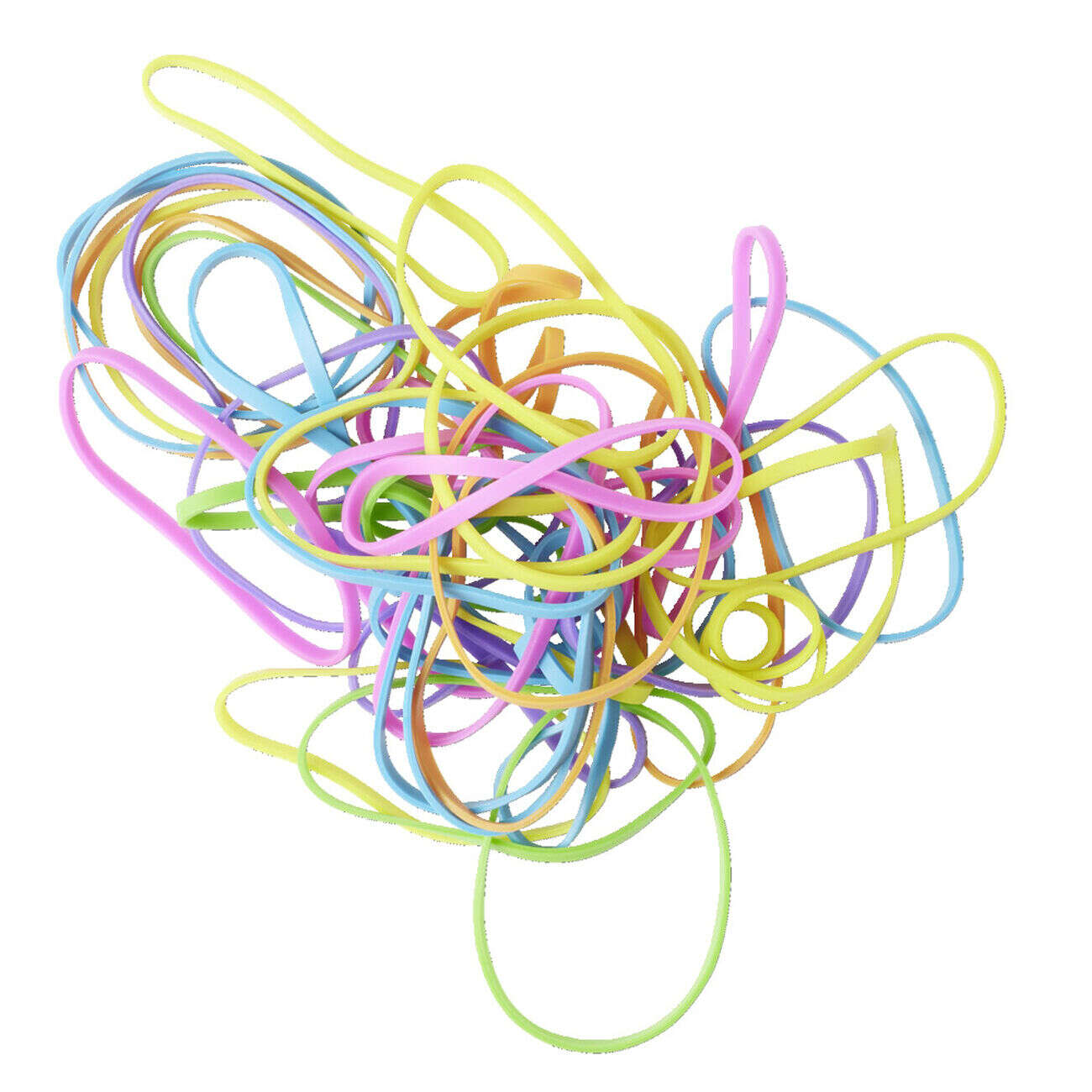 Élastique x35 caoutchouc multicolore