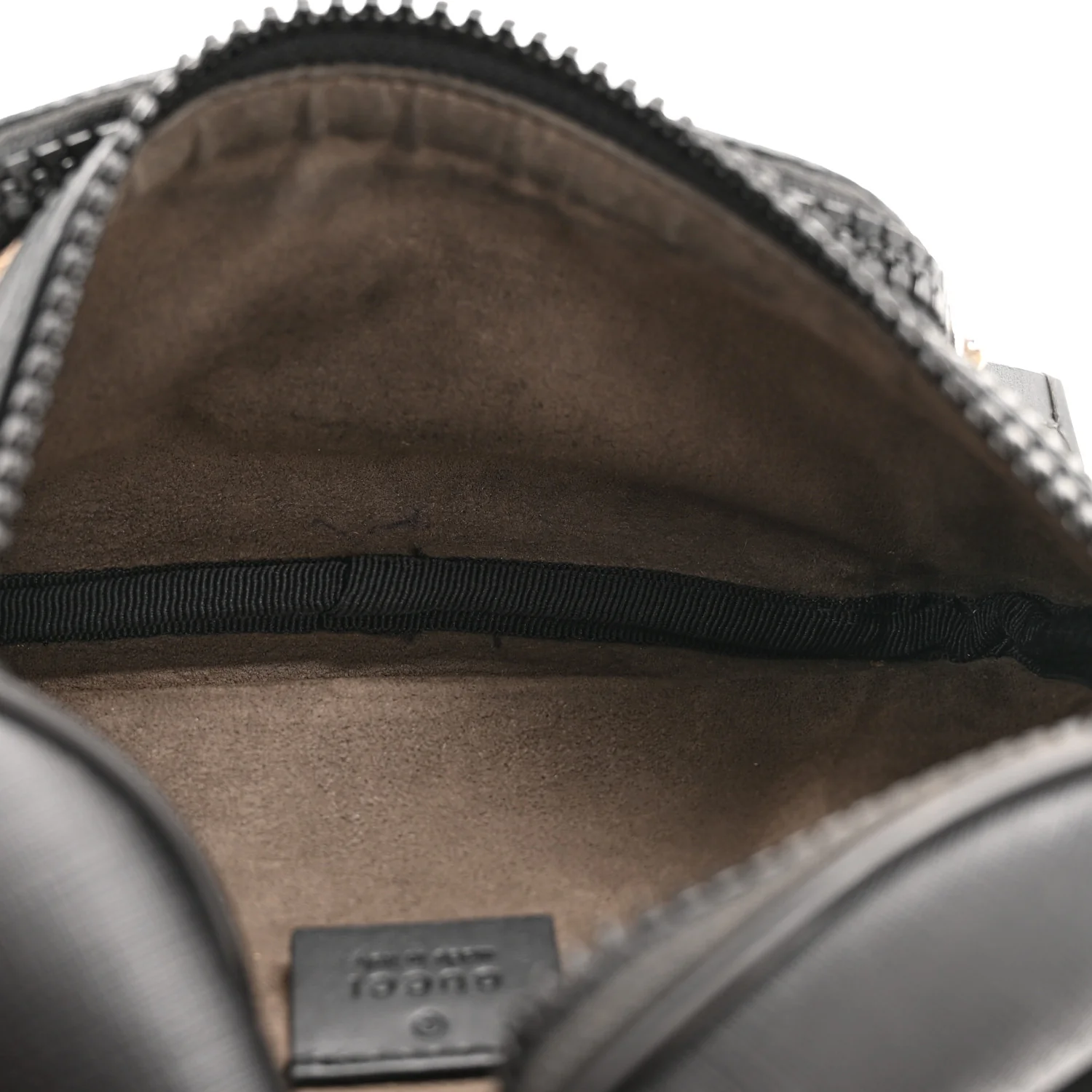 GG Supreme Monogram Belt Bag Black