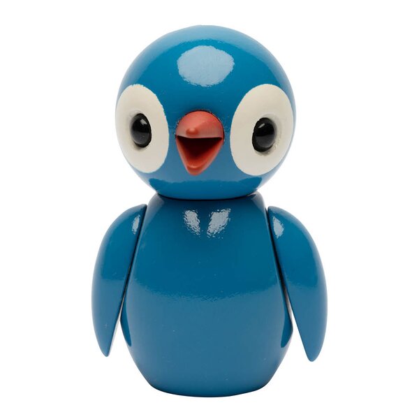 Spring Birds trefigur 6,5 cm lucky light blue