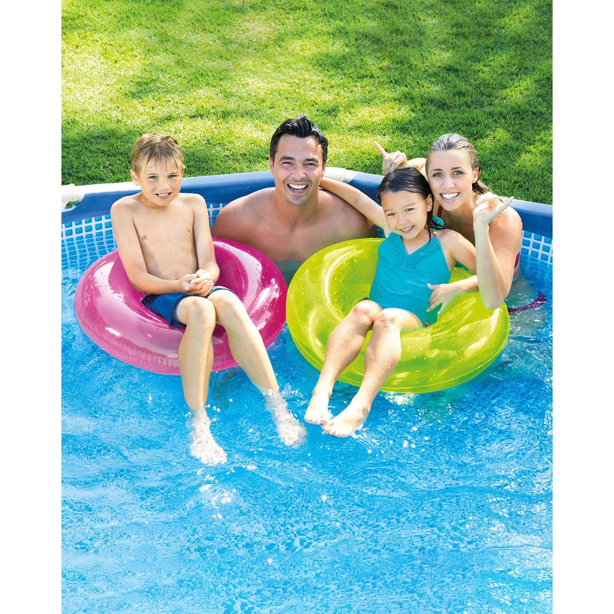 28205EH 8' X 20" Rust Resistant Durable Steel Frame Swimming Pool - Image 4
