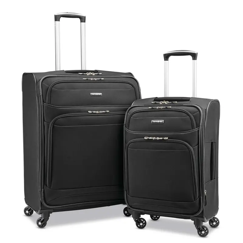 Black StackIt™ Plus 2 Piece Set Softside Luggage | 0726-DSCOL - SAMSONITE OUTLET