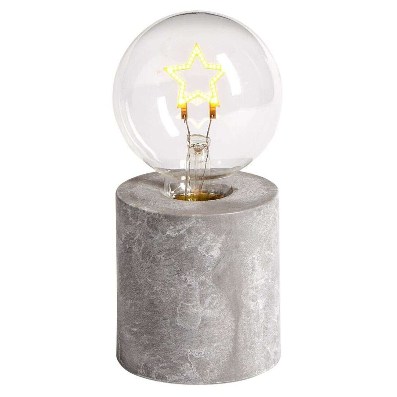 Ampoule déco LED sur socle étoile