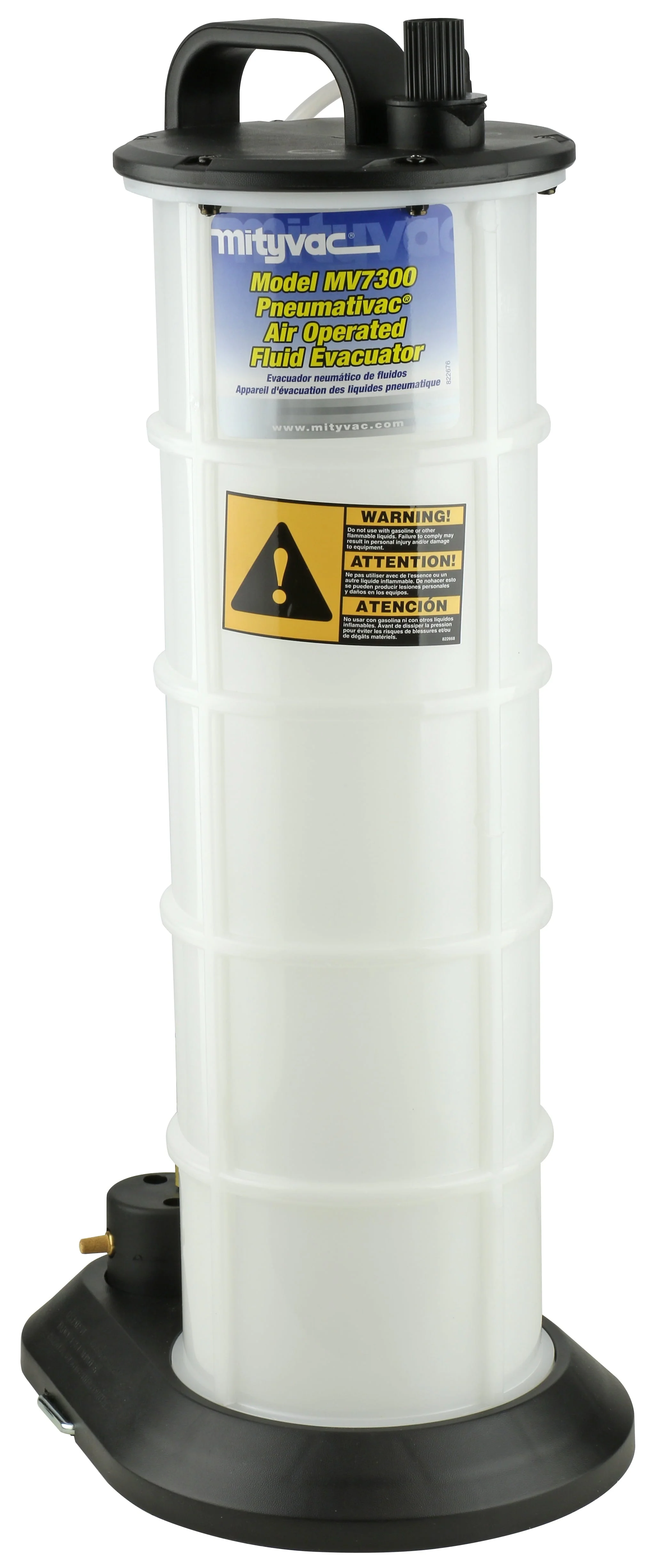 Mityvac MV7300 Pneumatic Air Operated 2.3 Gallon Automotive Fluid Evacuator Kit
