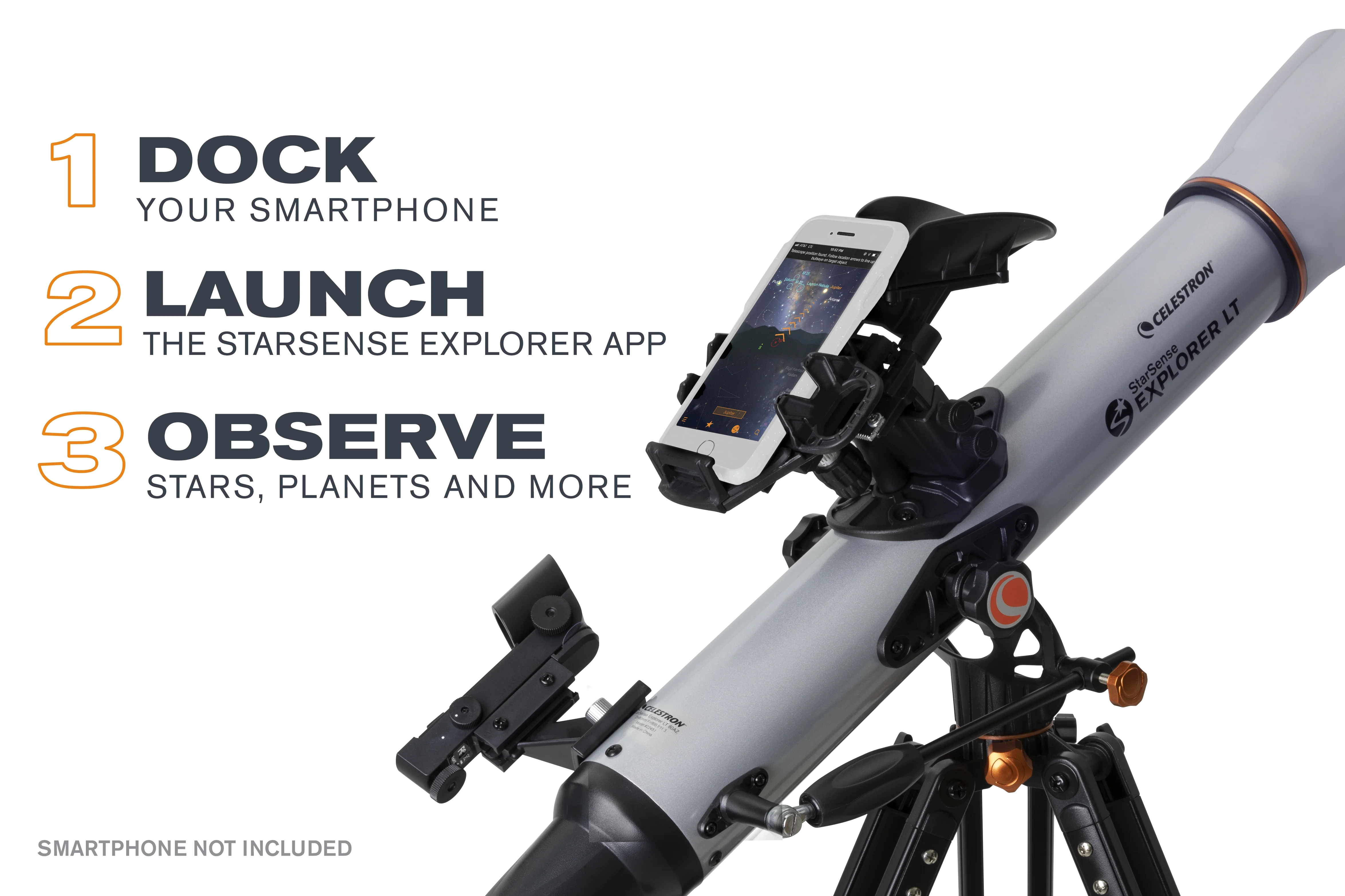 StarSense Explorer? LT 80AZ Smartphone App-Enabled Refractor Telescope - Image 5