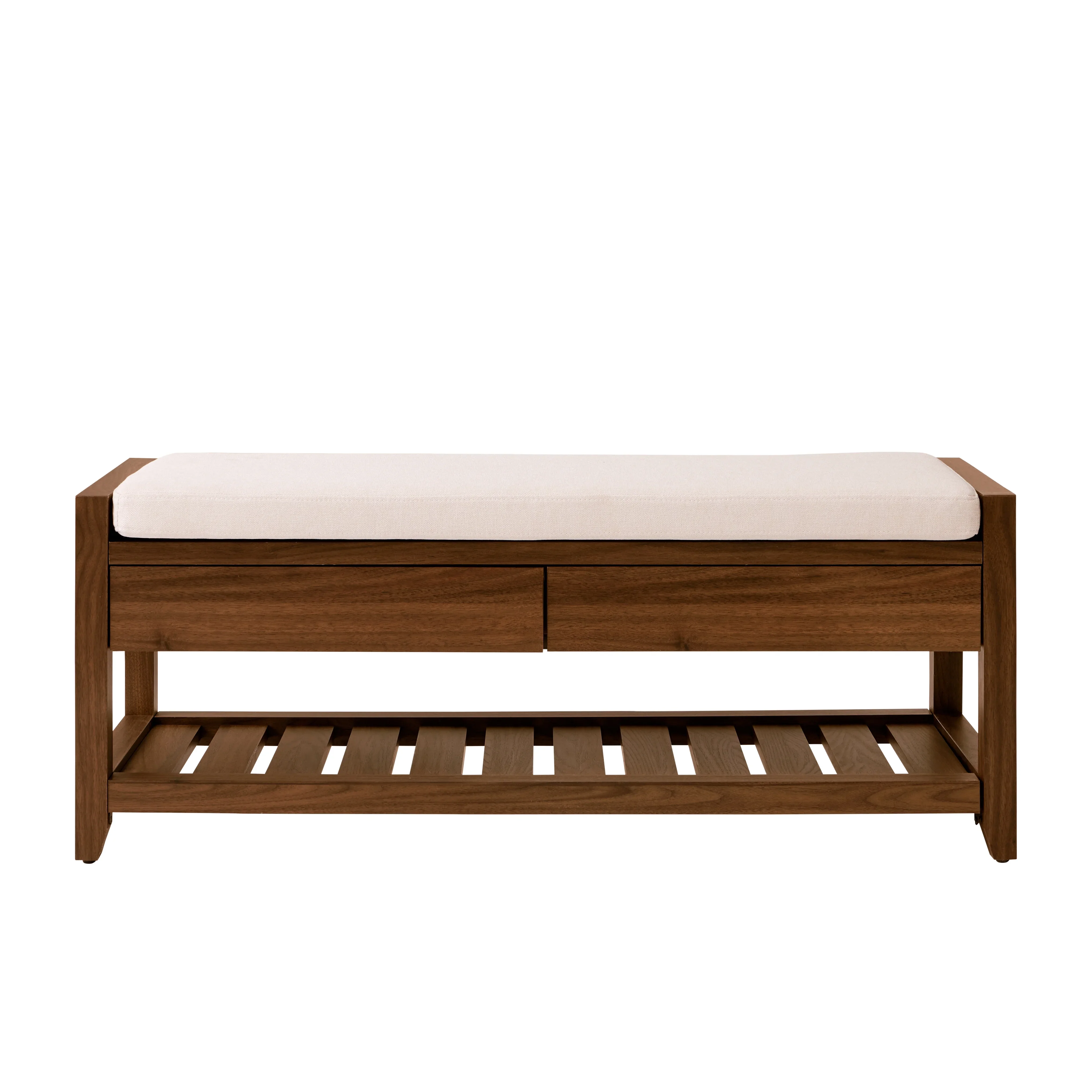 Better Homes & Gardens Reading 45 Bench, Walnut Finish