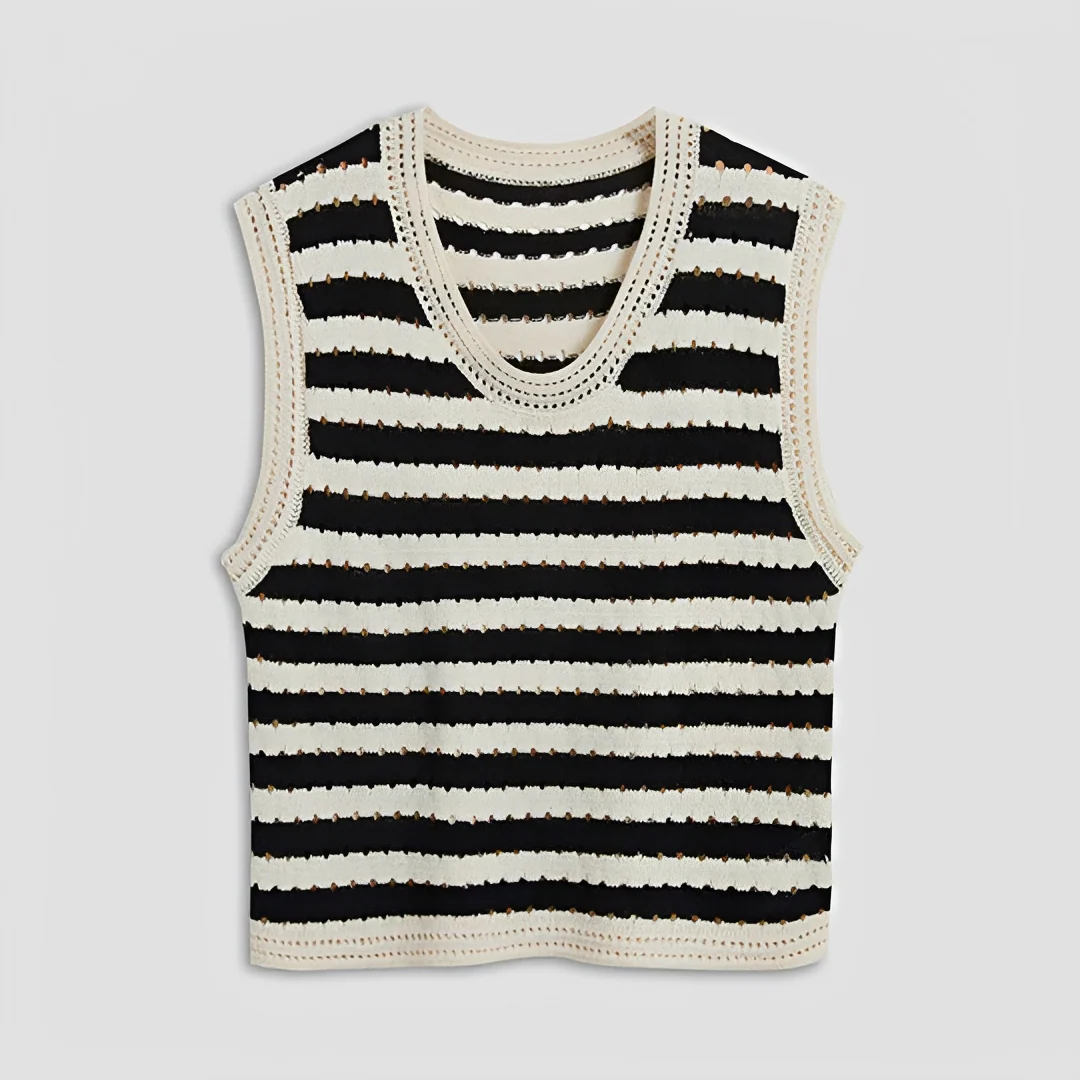 Eloise - Cardigan rayé élégant