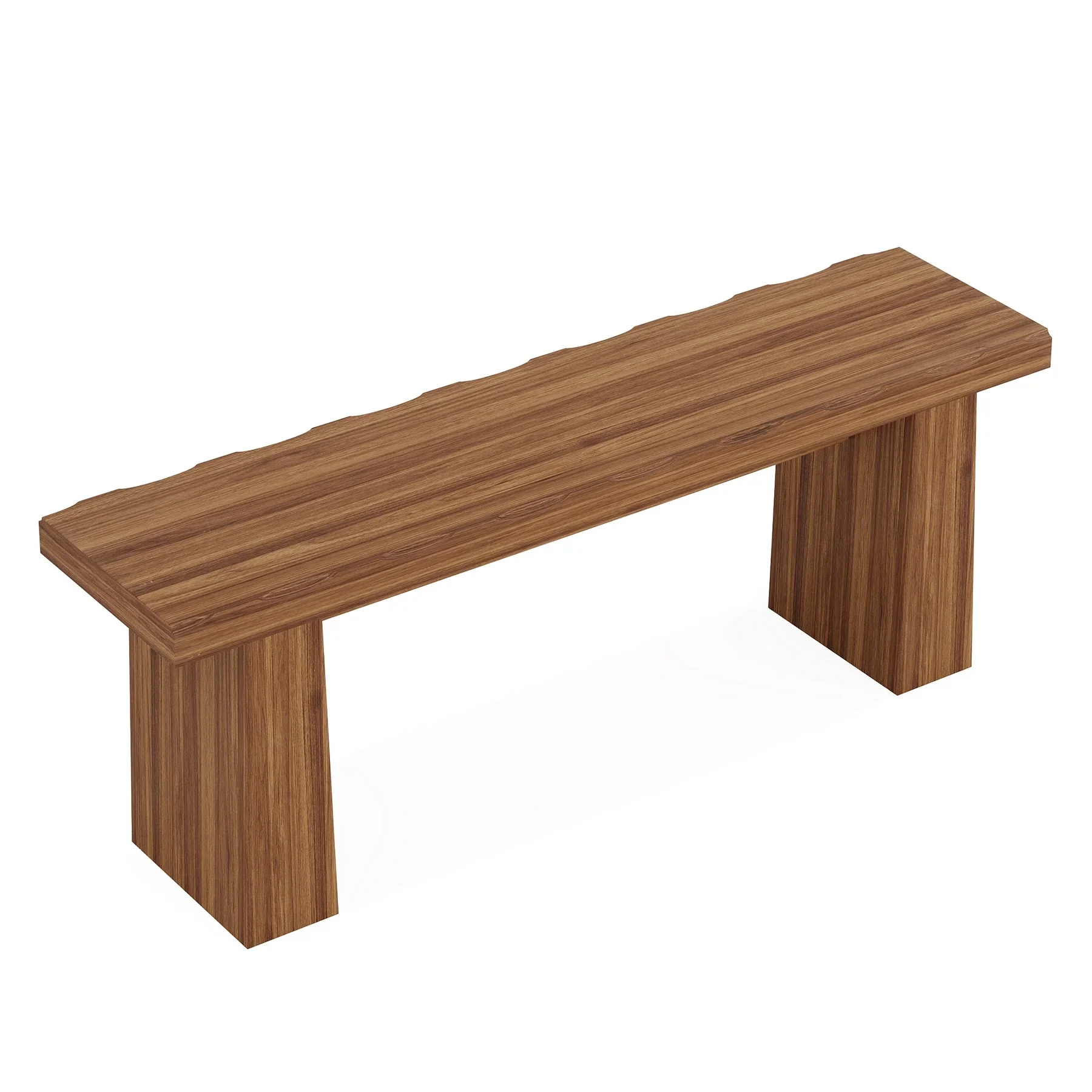 Fnova 48 Wooden Two - Person Backless Entryway Bench with Under - Bench Storage for Outdoor Garden, Living Room, Bedroom, Dining Room, Hallway