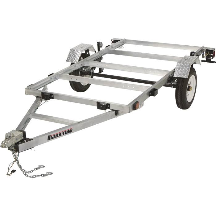 Remorque utilitaire pliante en aluminium Ultra-Tow 4 pi x 8 pi - Capacité de charge de 1170 lb 3806S109