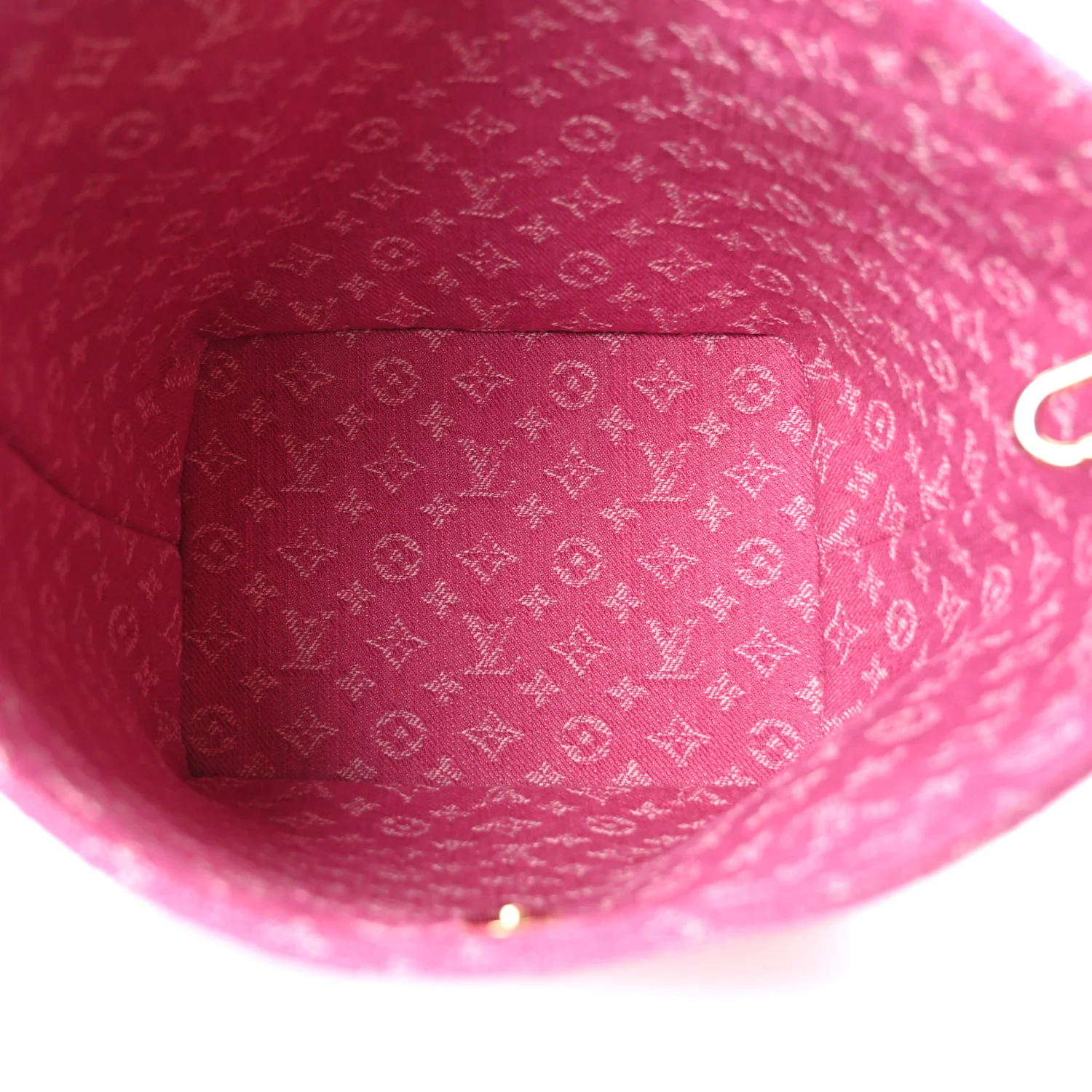 Monogram Denim All In BB Fuchsia
