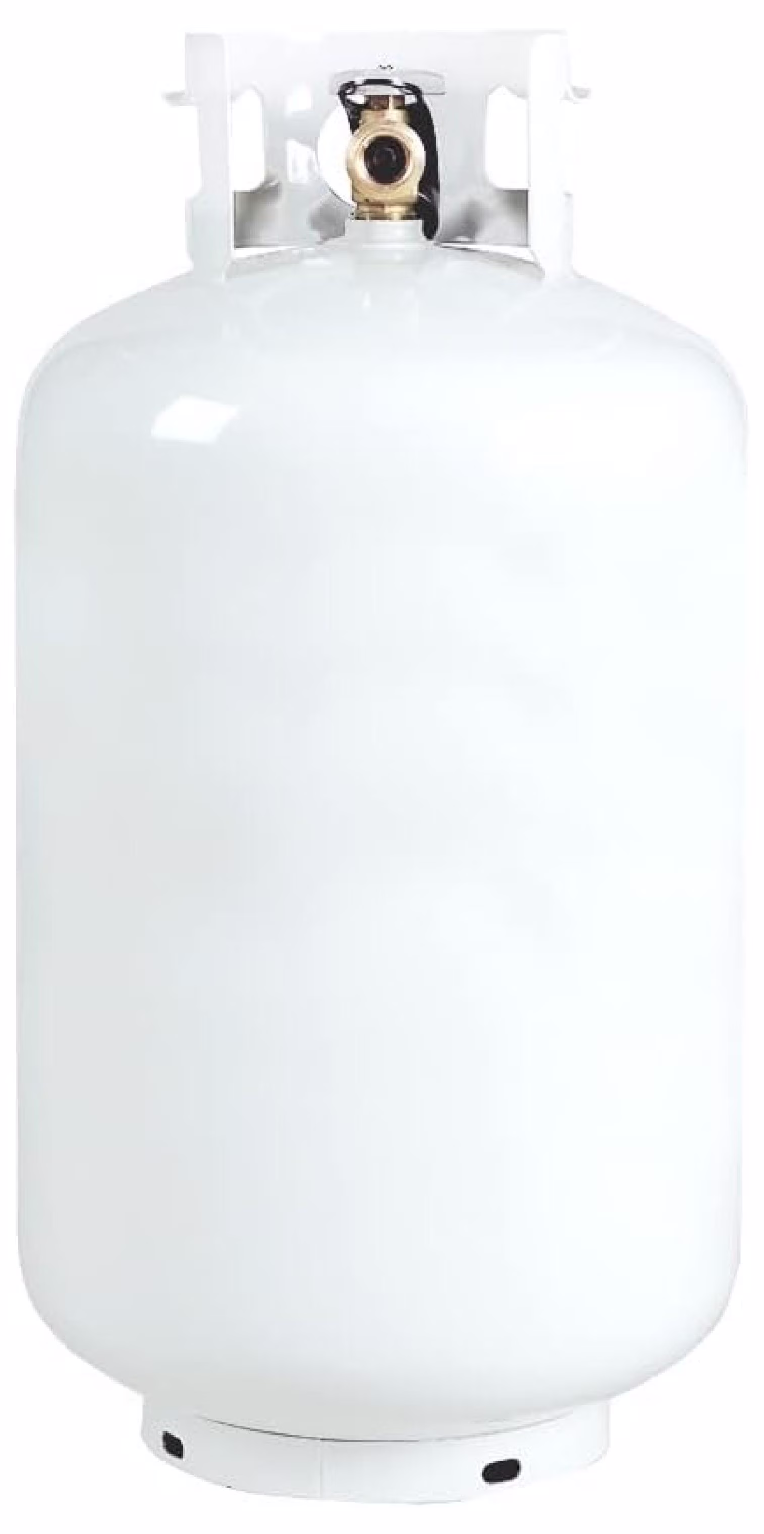 New 30 lb. Steel Propane/LP Cylinder with OPD White 30LBLPG