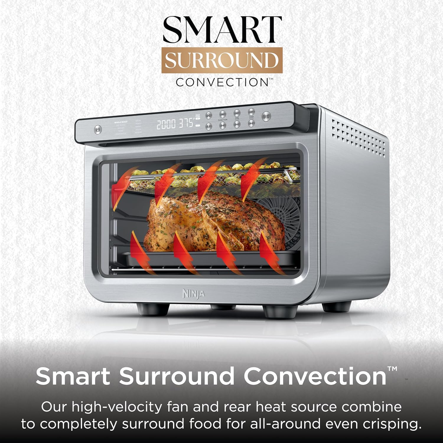Ninja Prestige Smart XL Countertop Oven, 10-in-1, Stainless Steel, DT501