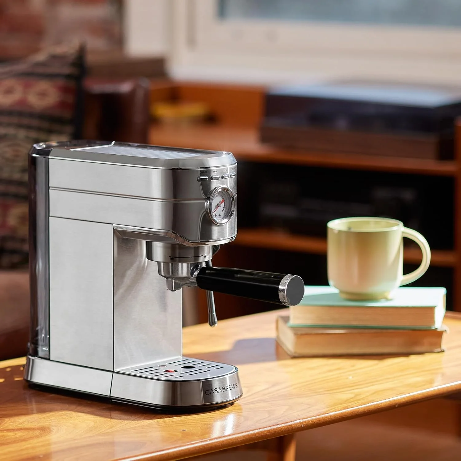 CM5418 20-Bar Espresso Machine and Coffee Maker, Silver(Silver) - Image 10