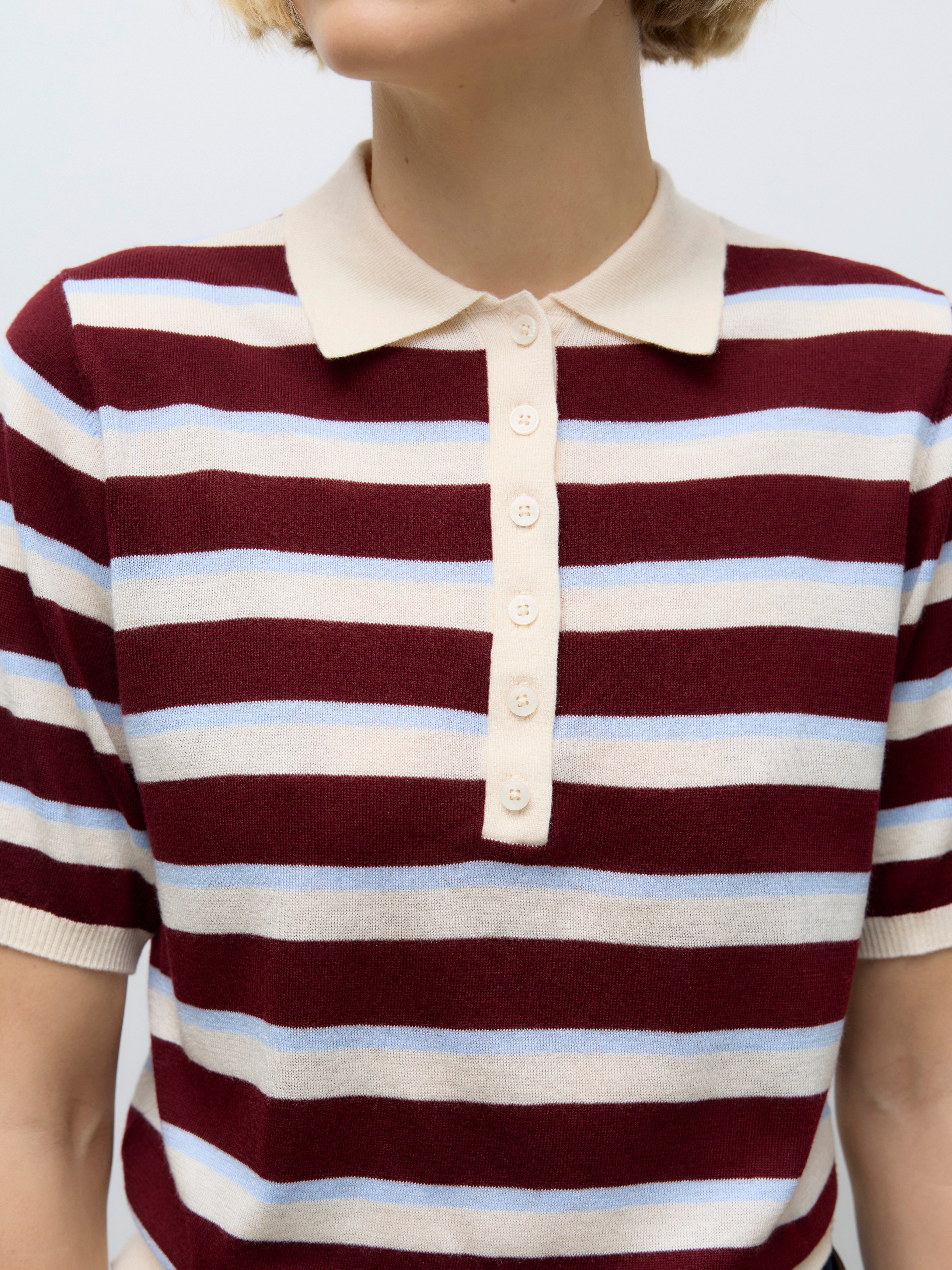 VERO MODA® AWSIKITA Knit Polo-Shirt