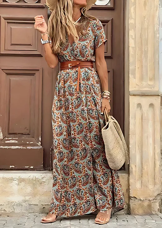 Robe Maxi Excentrique pour Femmes