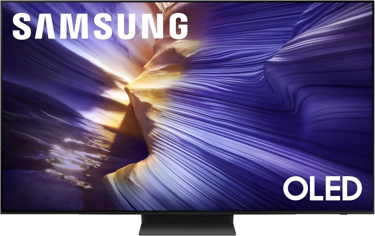 Samsung QN55S90FAFXZA 55 Inch 4K OLED Smart TV (2025) with Dolby Atmos and 6 Year Amber Protection Plan