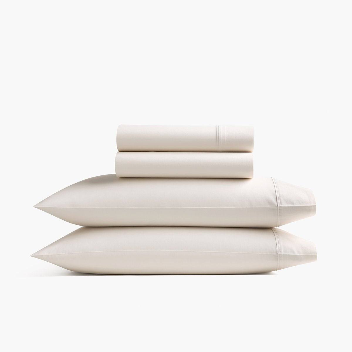 Under The Canopy Organic Sateen Sheet Set Cream / Twin XL
