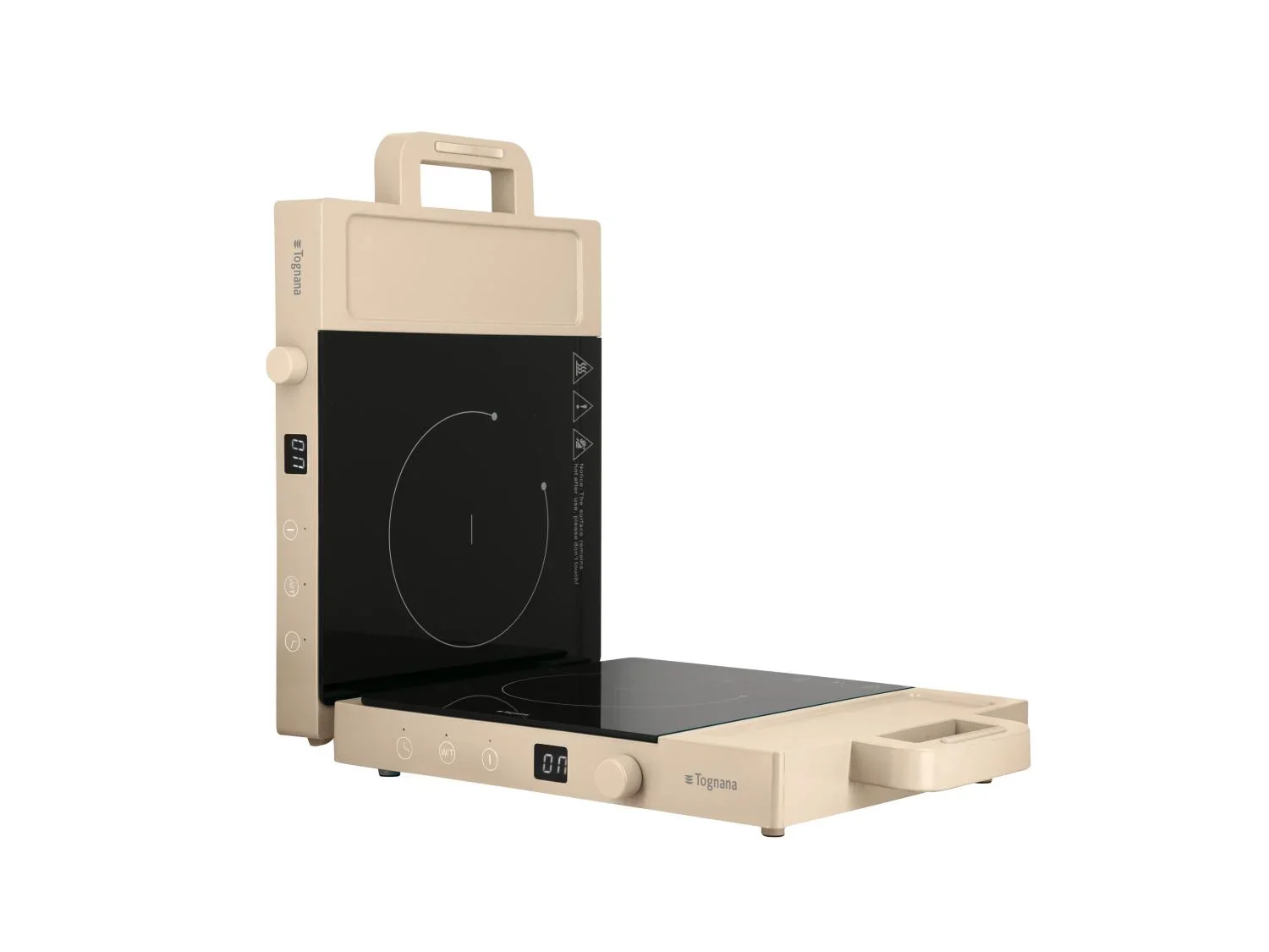 Tognana Double plaque de cuisson pliable
