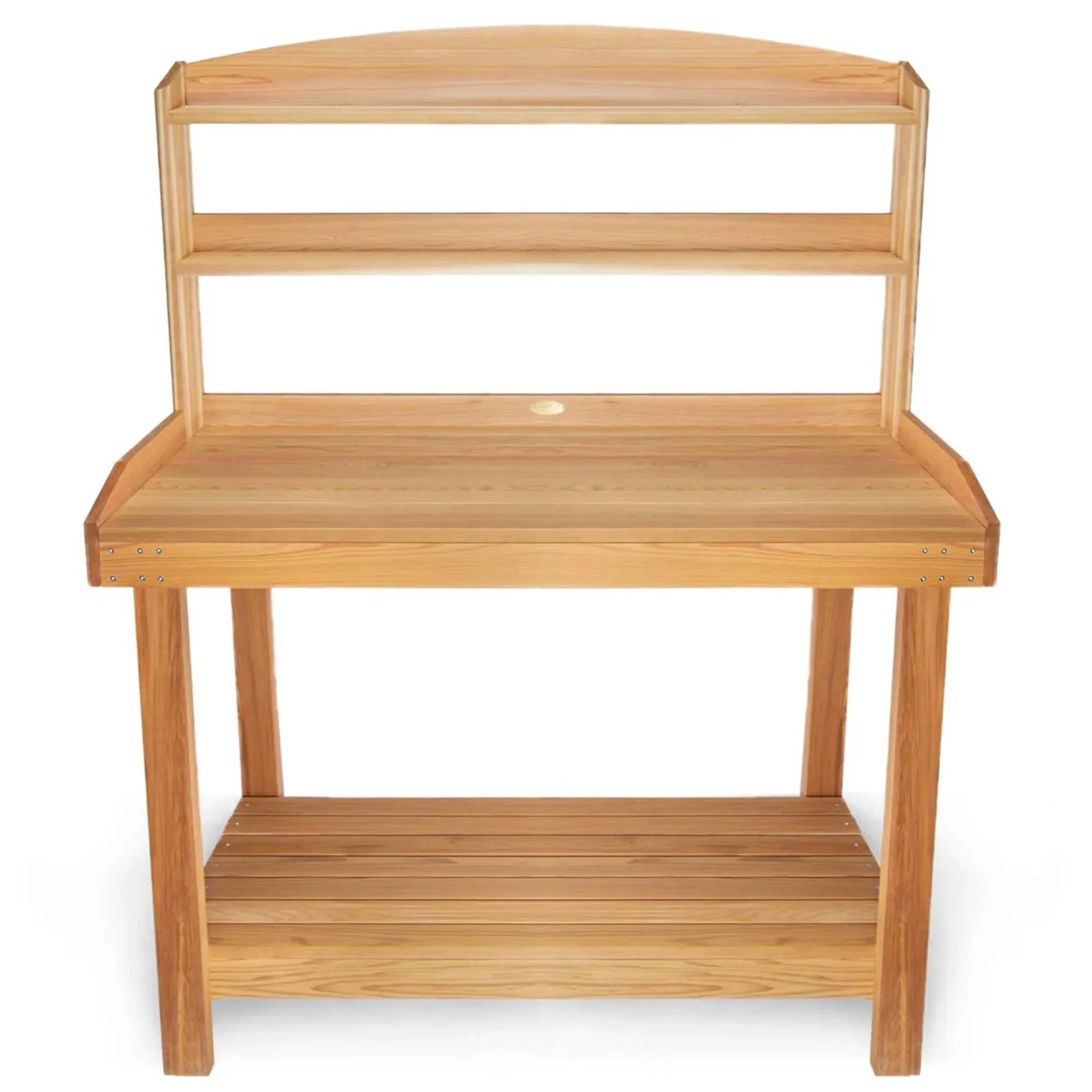 Deluxe Potting Bench, Outdoor Garden Workstation Table - Image 8