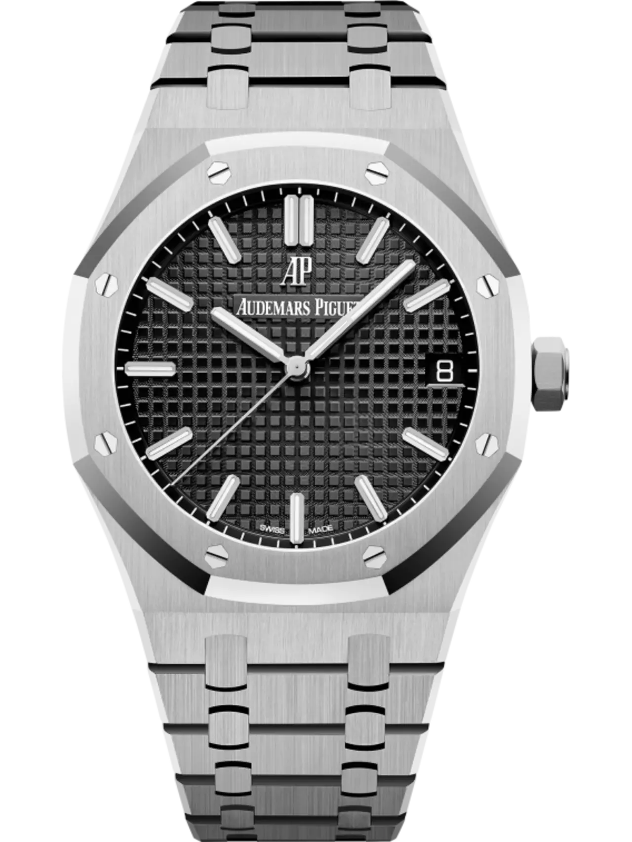 【Super Clone】Audemars Piguet Royal Oak 41mm Stainless Steel Black Dial 15500ST.OO.1220ST.03