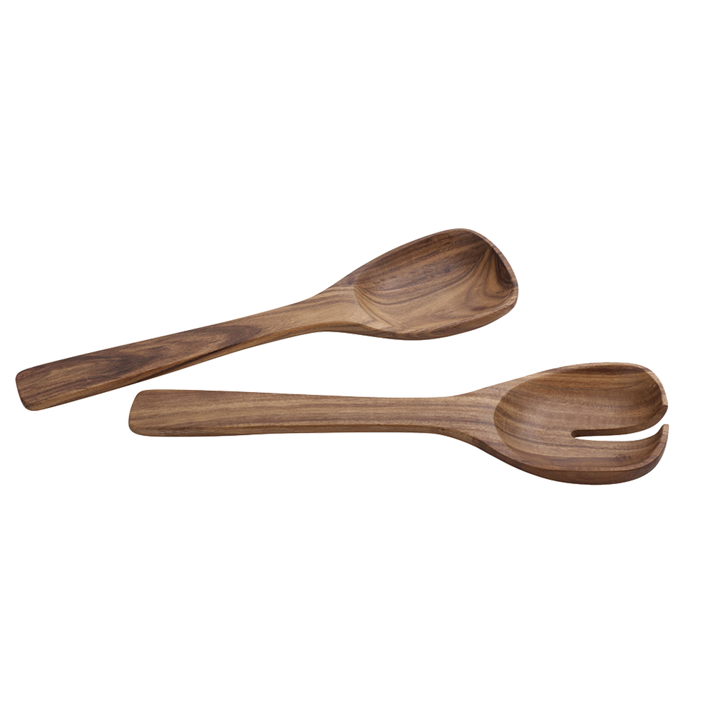 Artesano Salad servers - Brown, acacia wood