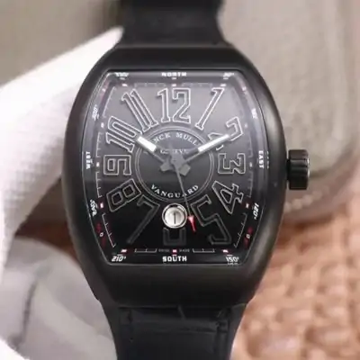 Franck Muller Vanguard V 45 SC DT TT NR BR TT ZF Factory Black Dial