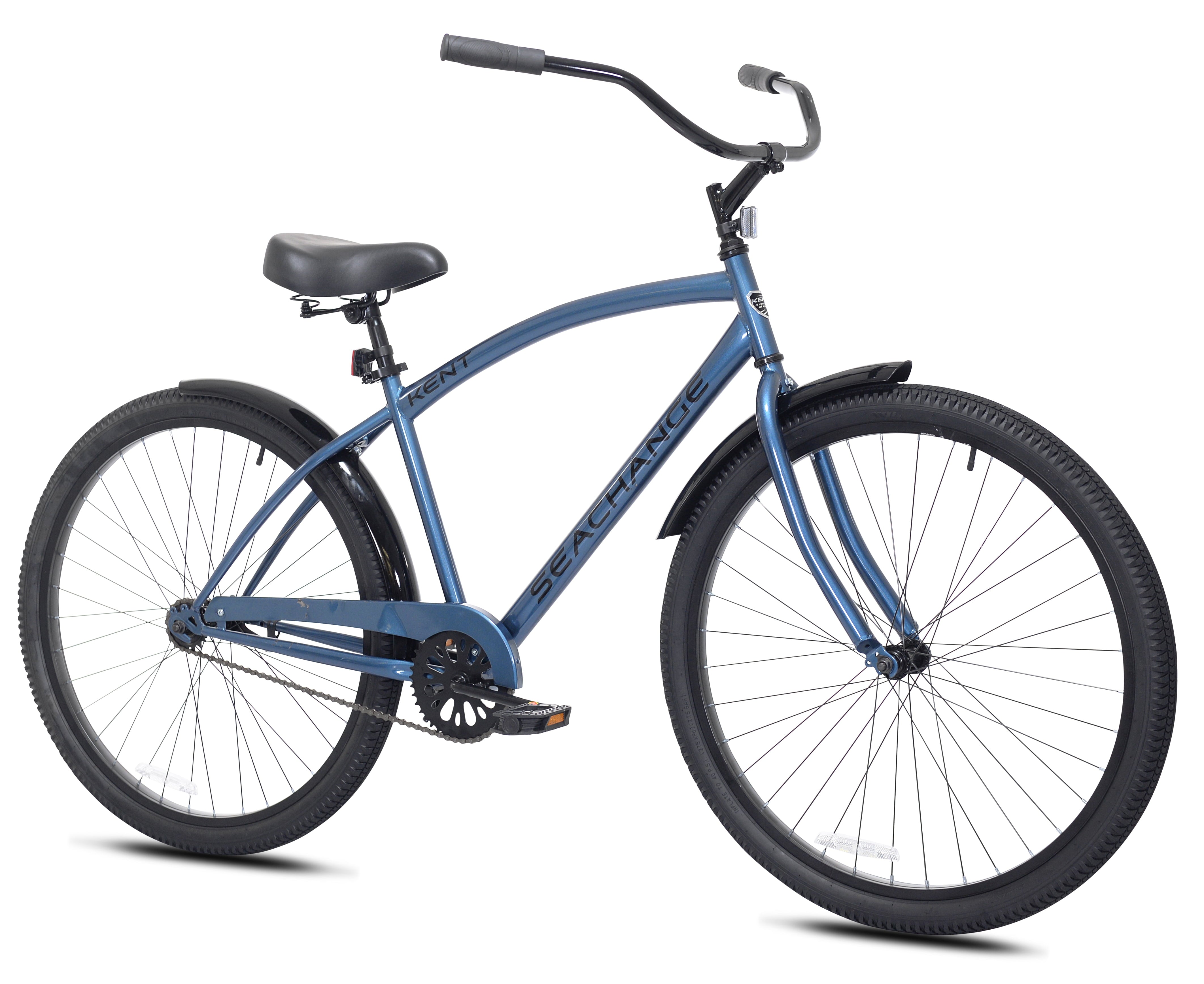 Bicycles 27.5 in Male Sea Change Beach Cruiser Bike. Metallic Blue