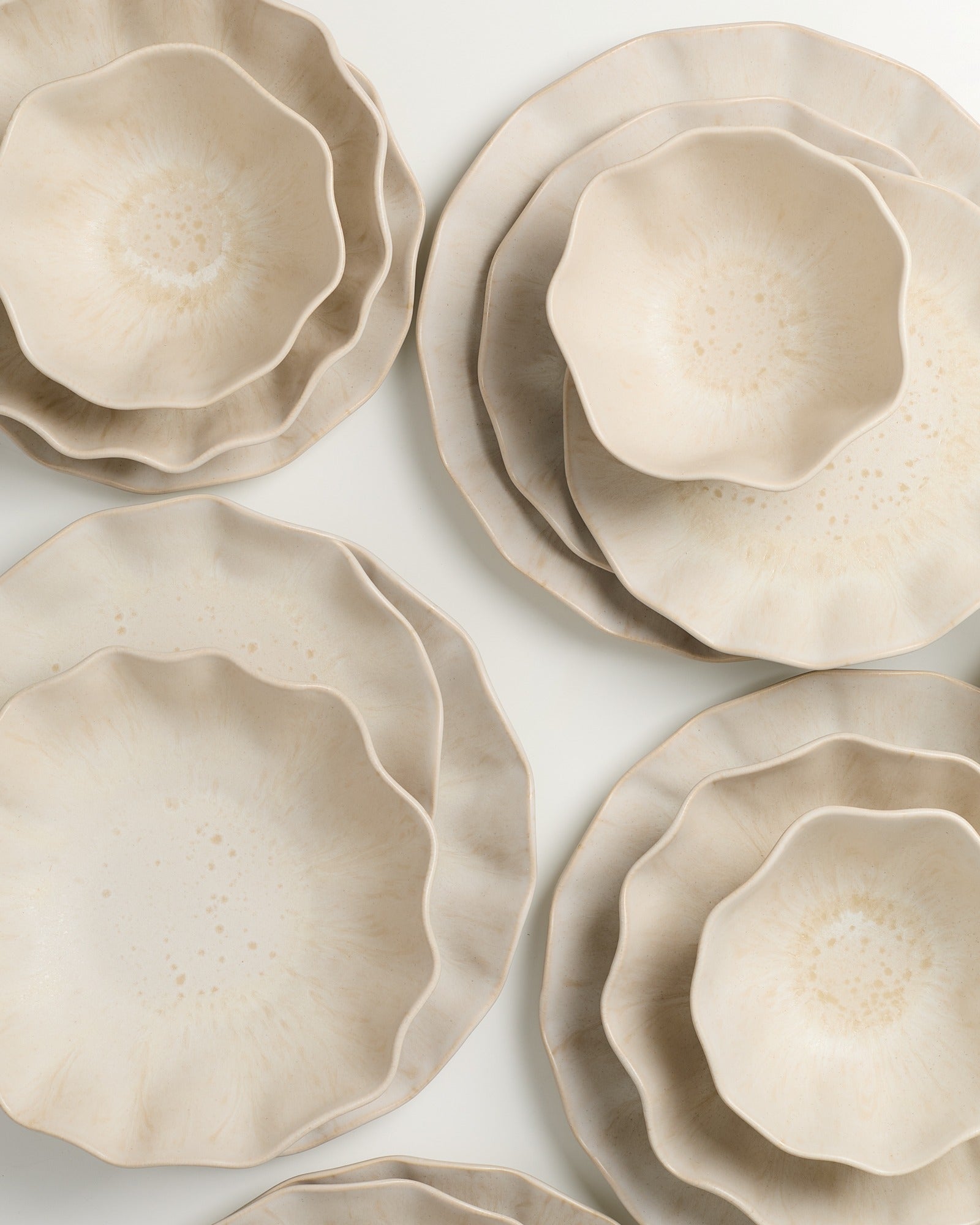 SINTRA - TABLEWARE SET SHELL SAND 24 PIECES