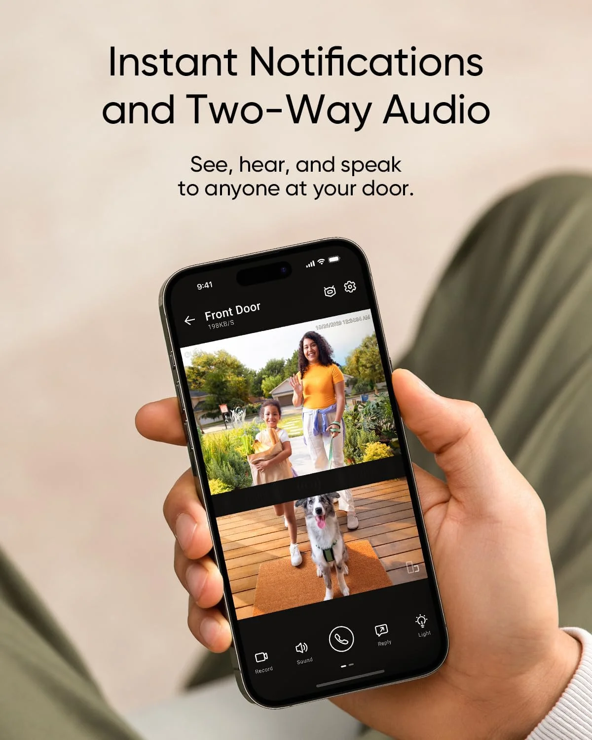 Security Video Doorbell E340, Dual Cameras with Delivery Guard, 2K Camera(Doorbell (Battery Powered)) - Image 6