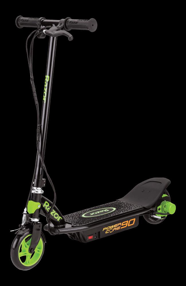 Power Core E90 Green Electric Kids Toy Scooter  Certified Refurbished  Age 8+