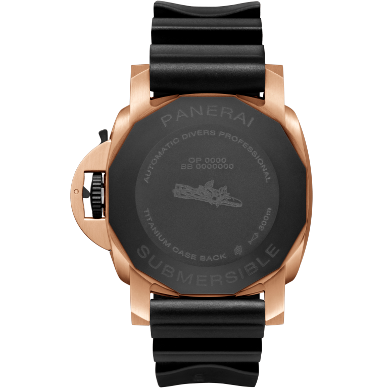 [Super Clone]Submersible Black QuarantaQuattro Goldtech™ OroCarbo 44mm