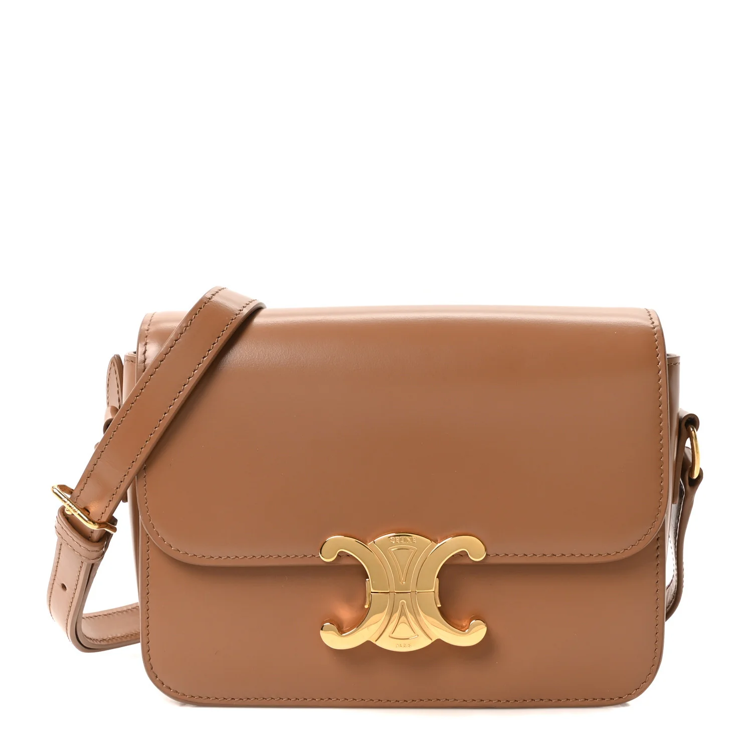 Shiny Calfskin Teen Triomphe Bronze