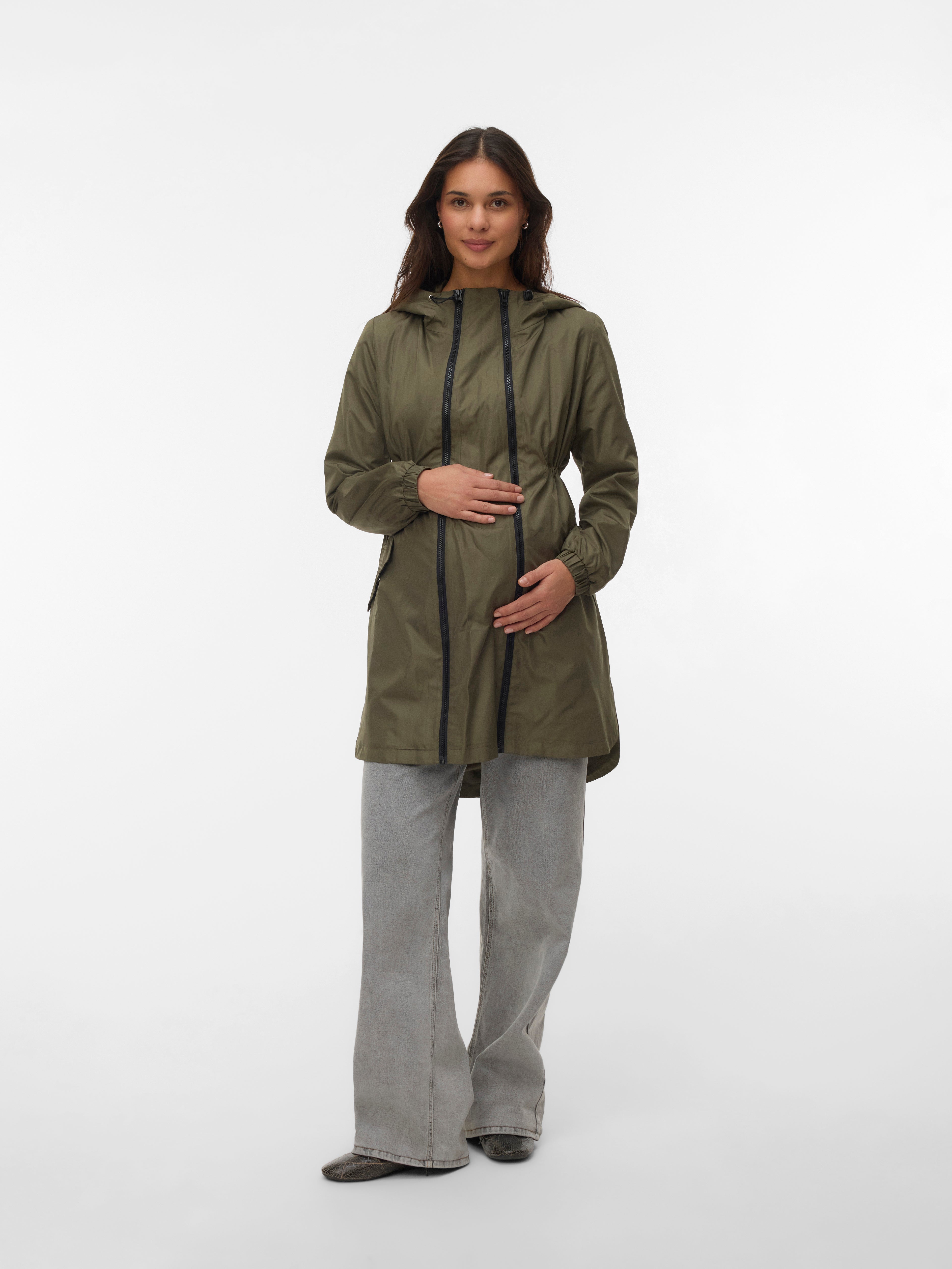 VERO MODA® High stand-up collar Elasticated cuffs Coat