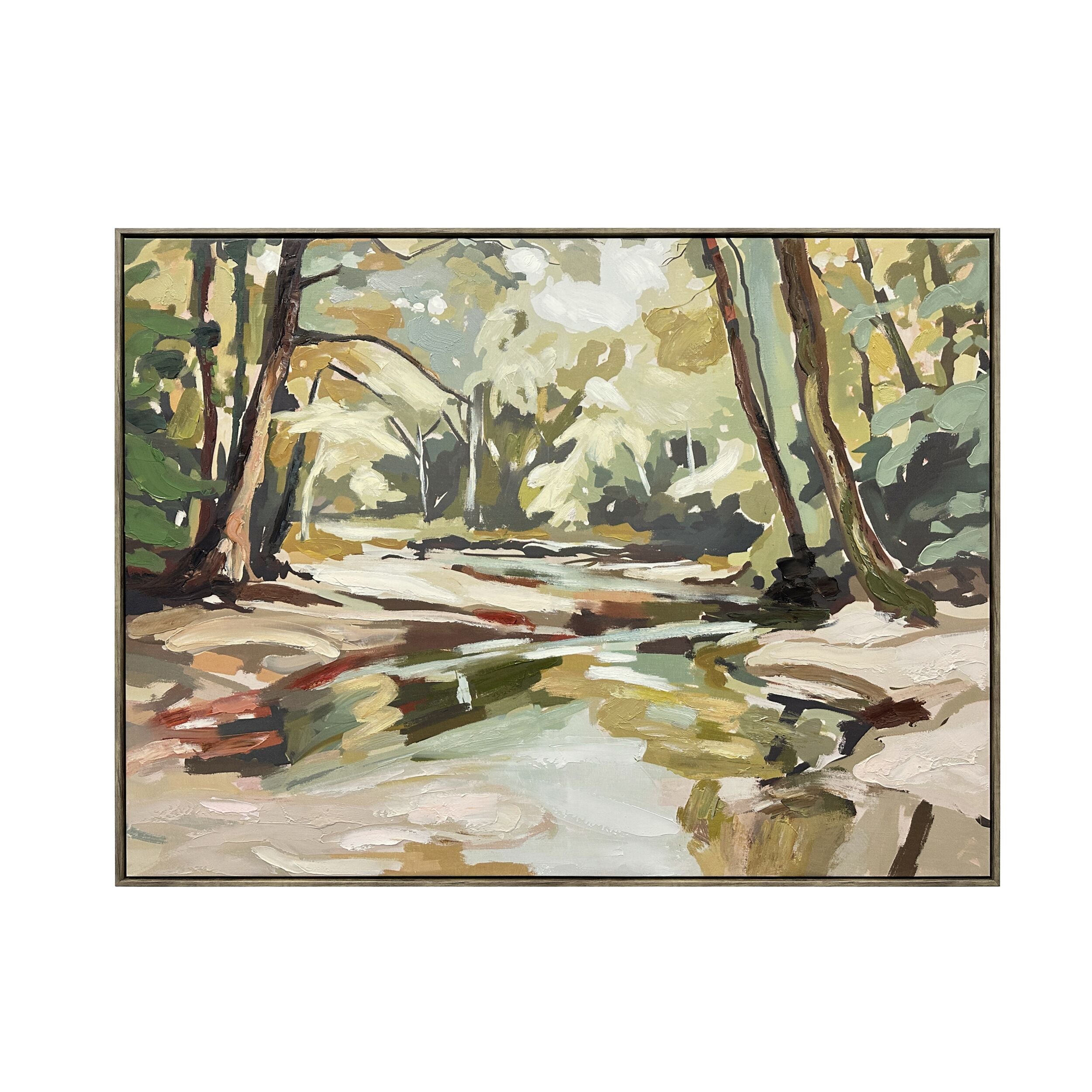 Outback Oasis Framed Textured Print 120x90cm