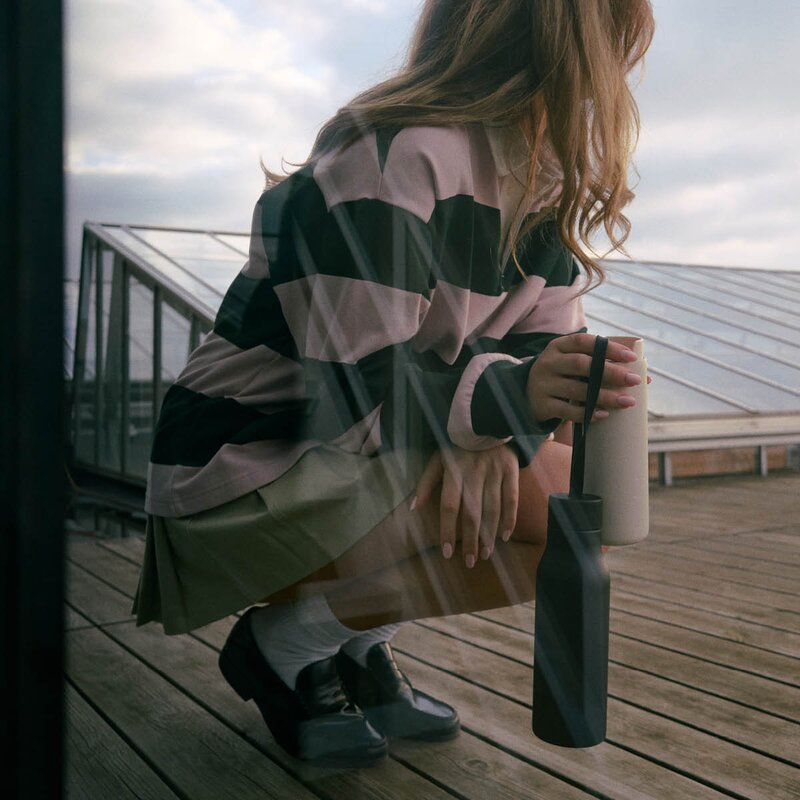 RE-Hydrate termoflaske 0,5L svart