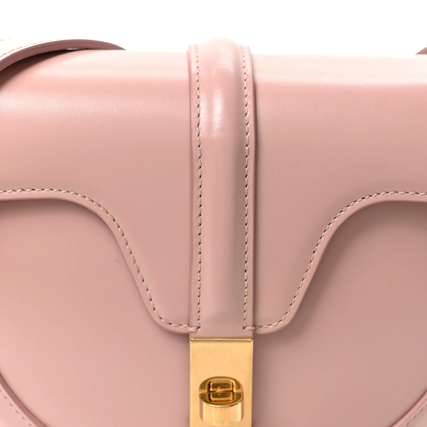 Satinated Calfskin Besace Small 16 Vintage Pink